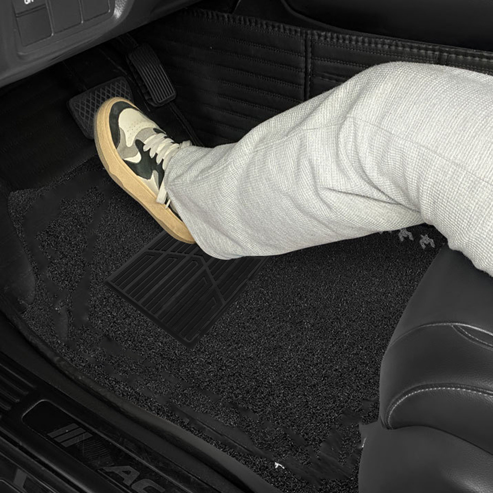 Car Floor Mat - Heavy Duty Rubber Car Floor Carpet