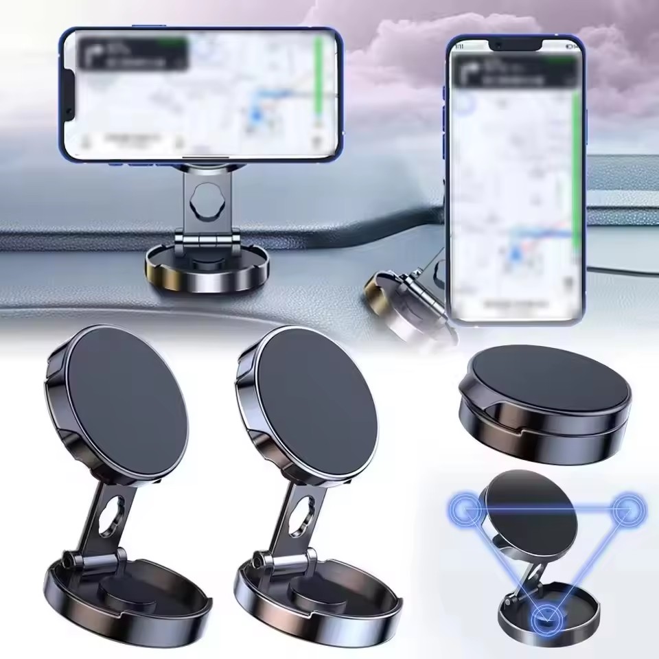 Car Phone Holder - Strong Magnetic Mobile Phone Stand 720°