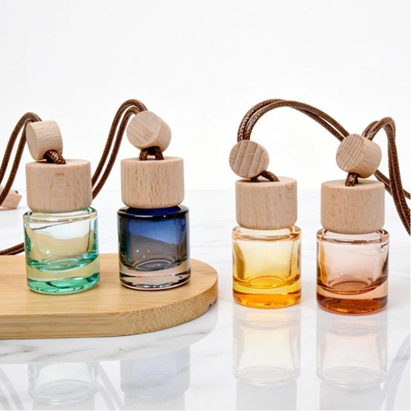 Car Air Freshener - Mini Round Pendant Essential Oil Diffuser