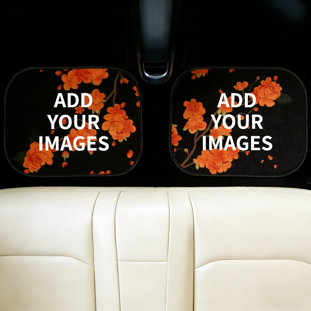 Car Floor Mat - 1 Set/2 Sets Custom Car Floor