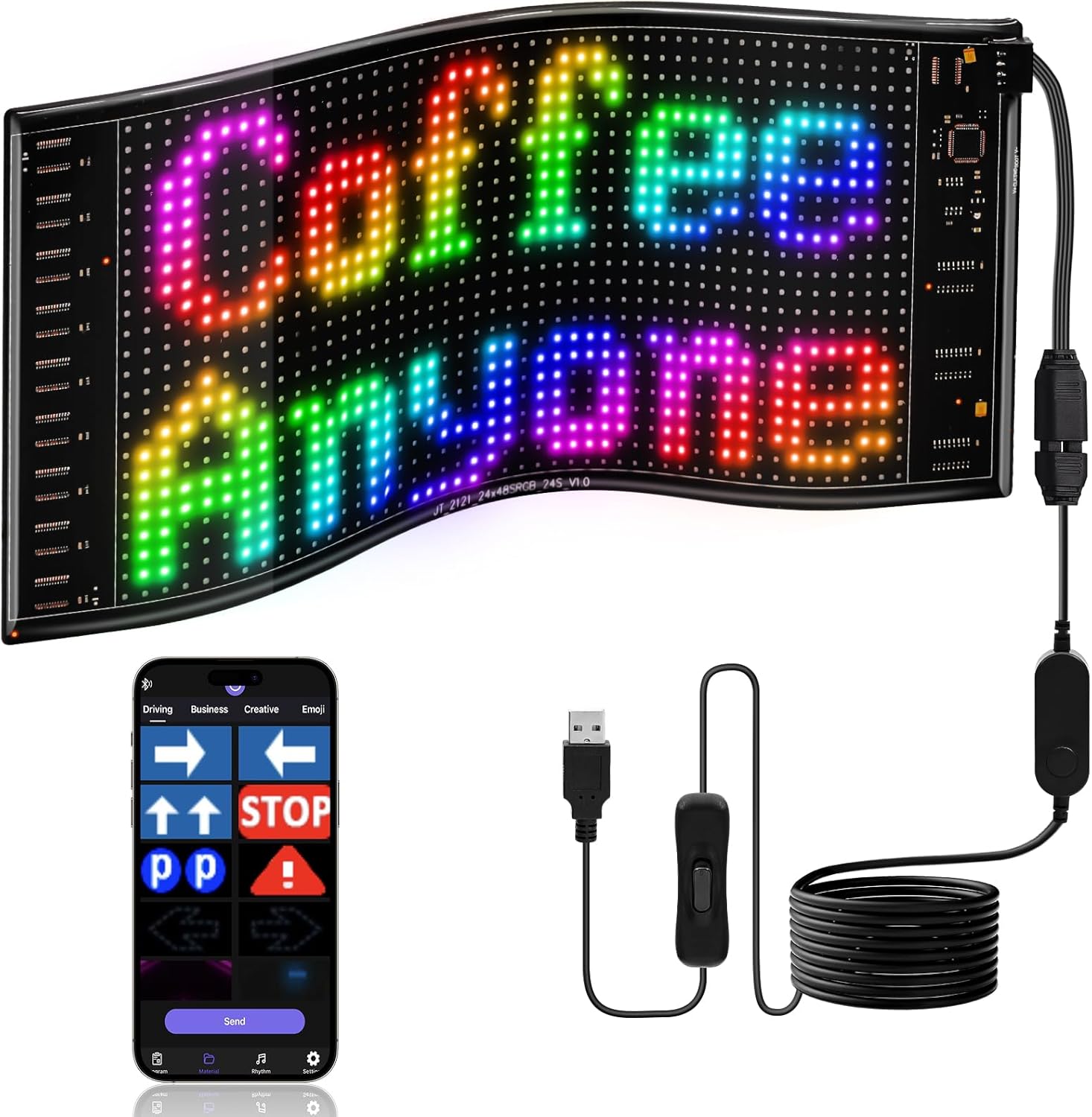 Car Led Light - LED DIY Matrix Pixel Panel Led