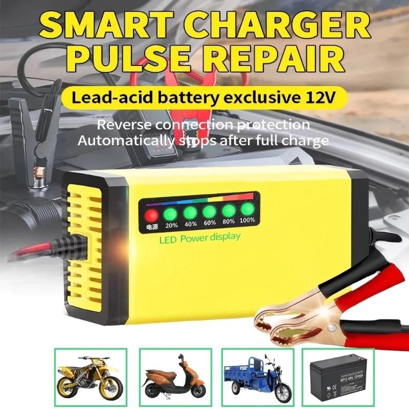 Car Charger - 12V 4AH-20AH Car Battery Charger 220V