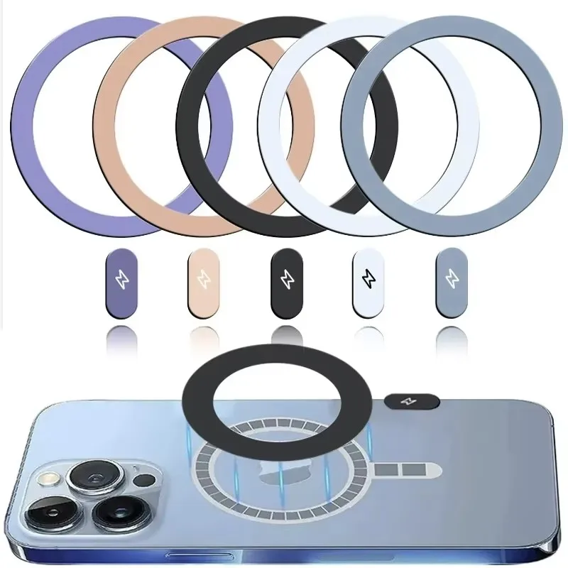 Car Phone Holder - 5/1Pcs Metal Plate Sticker Rings Universal