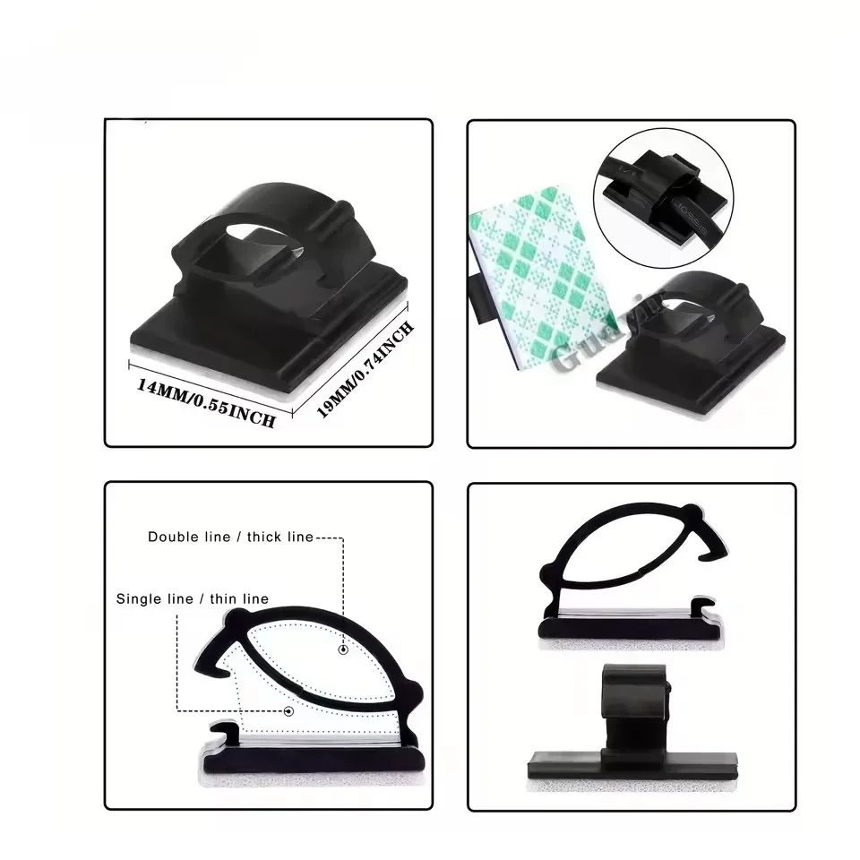 Adhesive Car Cable Charger Lin - Car Organizer ulasan dan harga