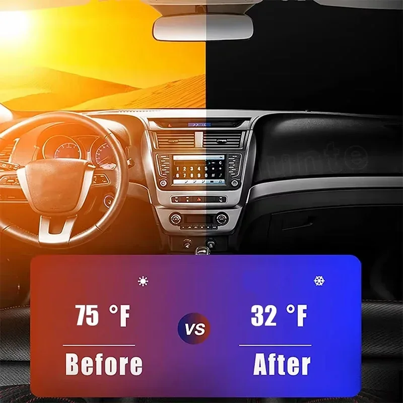Car Windshield Sun Visor Folda - Windshield Sun Shade ulasan dan harga