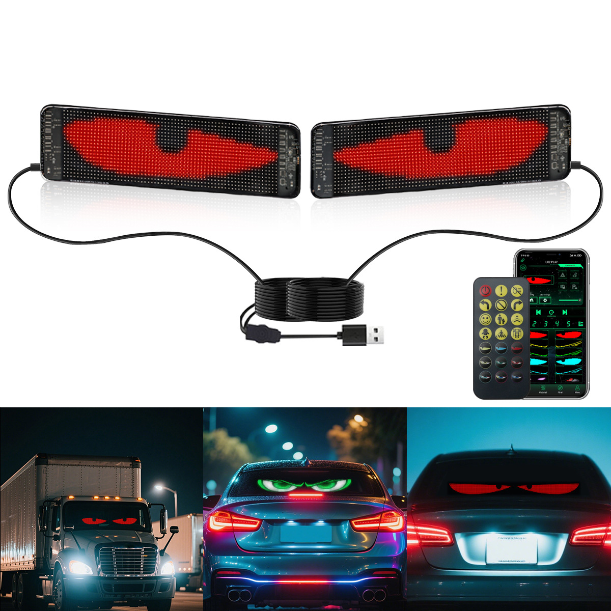 LED car soft screen, car mount - Car Led Light ulasan dan harga