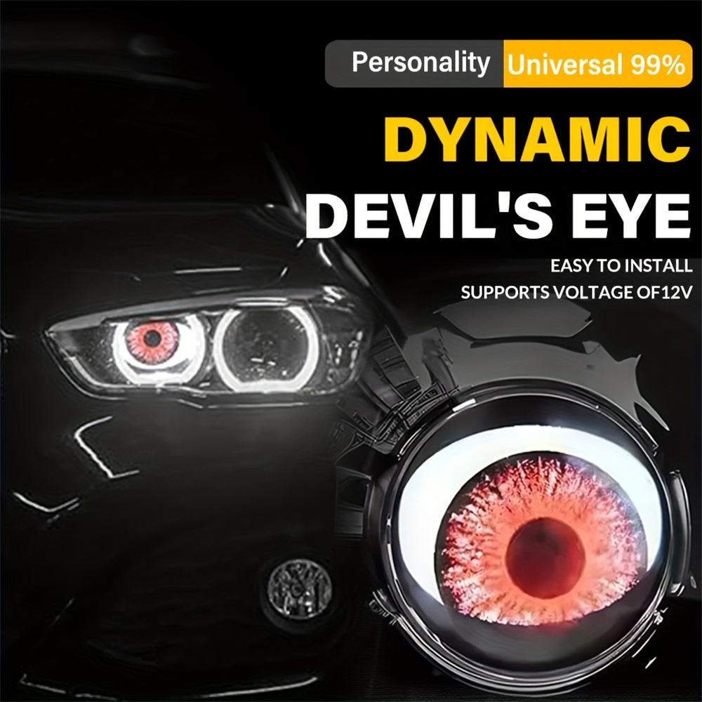  6-Mode Led Dynamic Devil Eye - Car Led Light ulasan dan harga