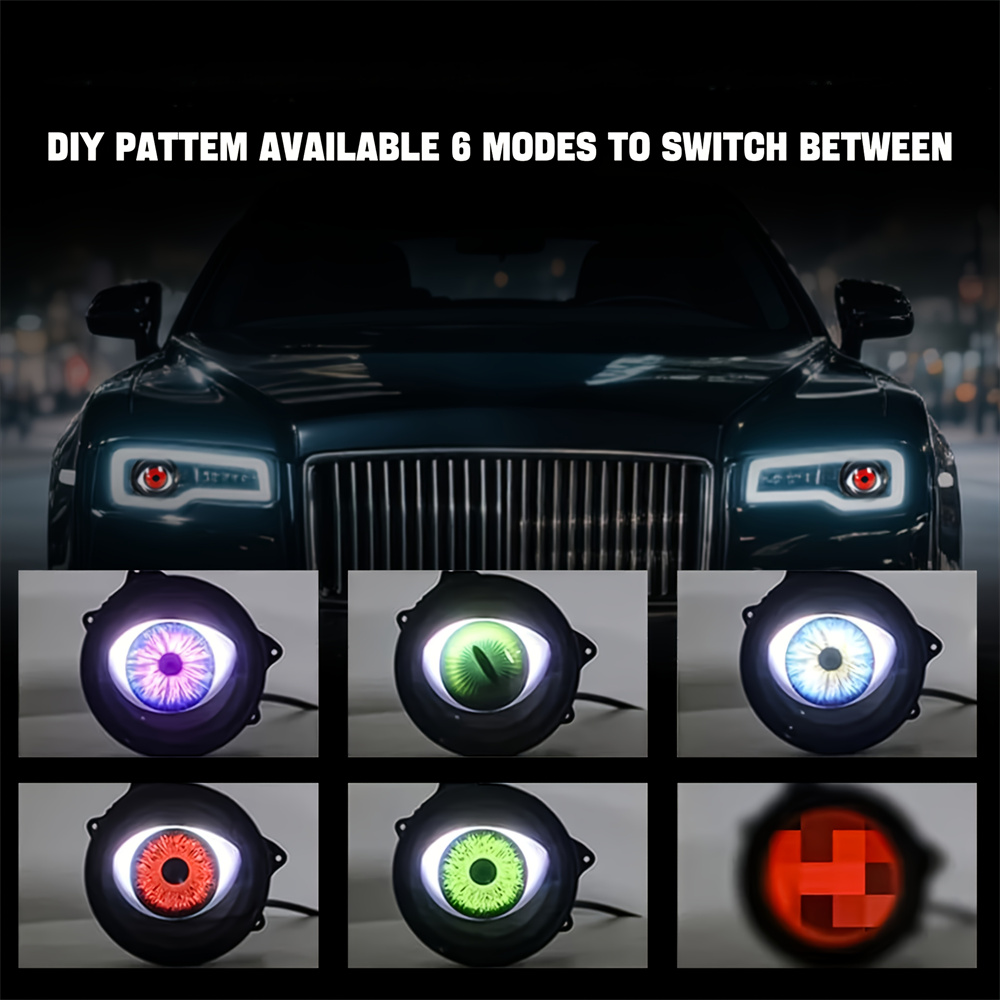  6-Mode Led Dynamic Devil Eye - Car Led Light ulasan dan harga