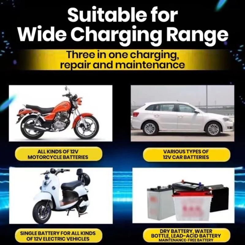 12V 4AH-20AH Car Battery Charg - Car Charger ulasan dan harga