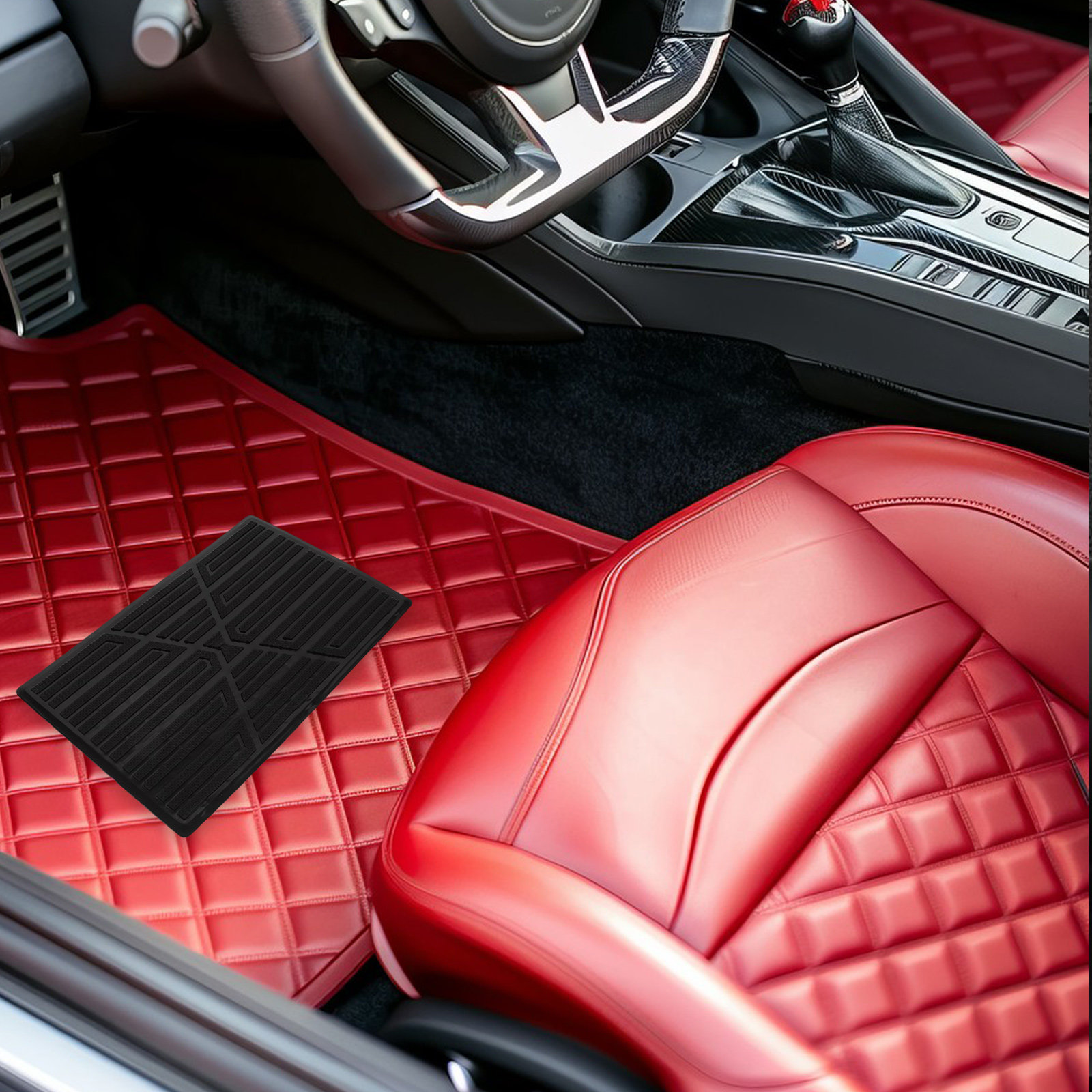 Heavy-Duty Rubber Car Floor Ca - Car Floor Mat ulasan dan harga