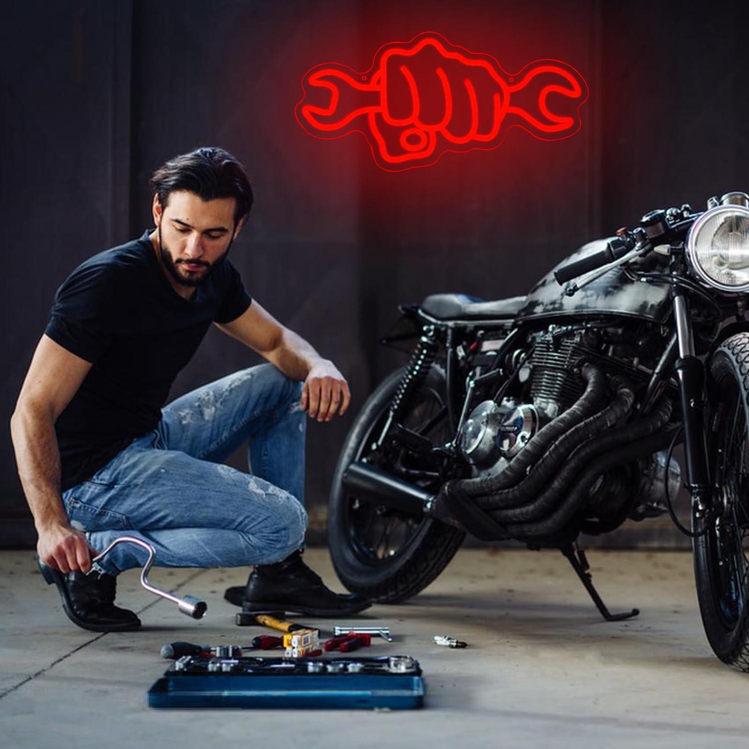 Wrench Neon Sign LED Light for - Car Led Light ulasan dan harga