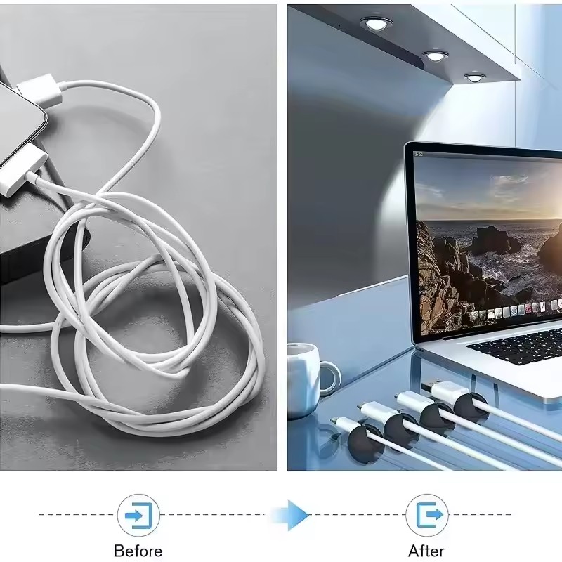 5/50Pcs Mini Cable Winder Orga - Car Cable Organizer ulasan dan harga