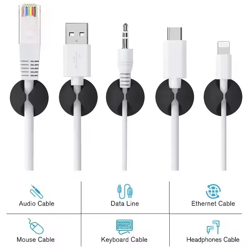5/50Pcs Mini Cable Winder Orga - Car Cable Organizer ulasan dan harga