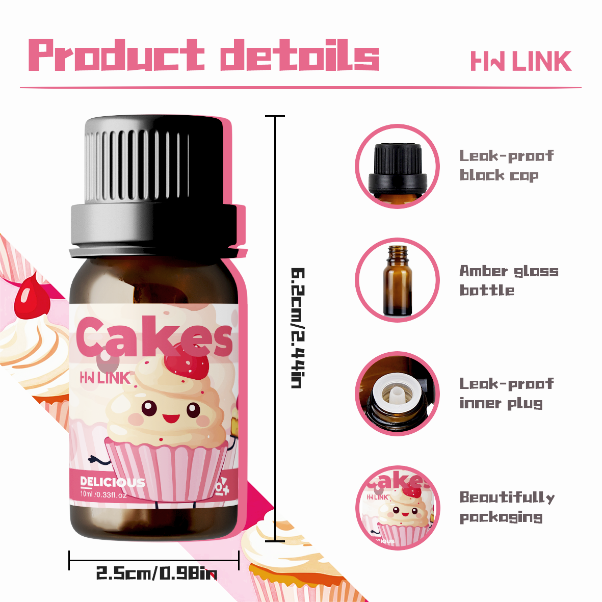 10ml Cakes Fragrance Oils Cand - Car Air Freshener ulasan dan harga