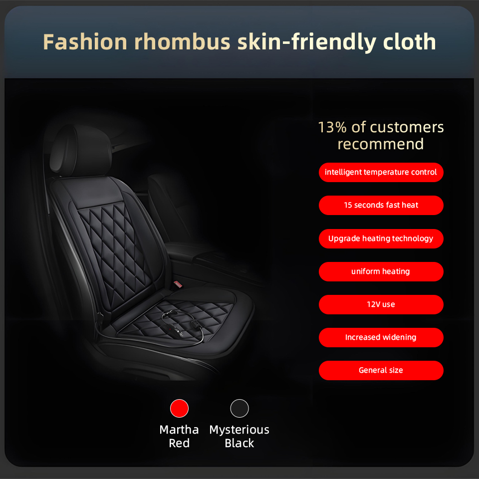 12V Universal Car Heated Seats - Car Seat Cover ulasan dan harga