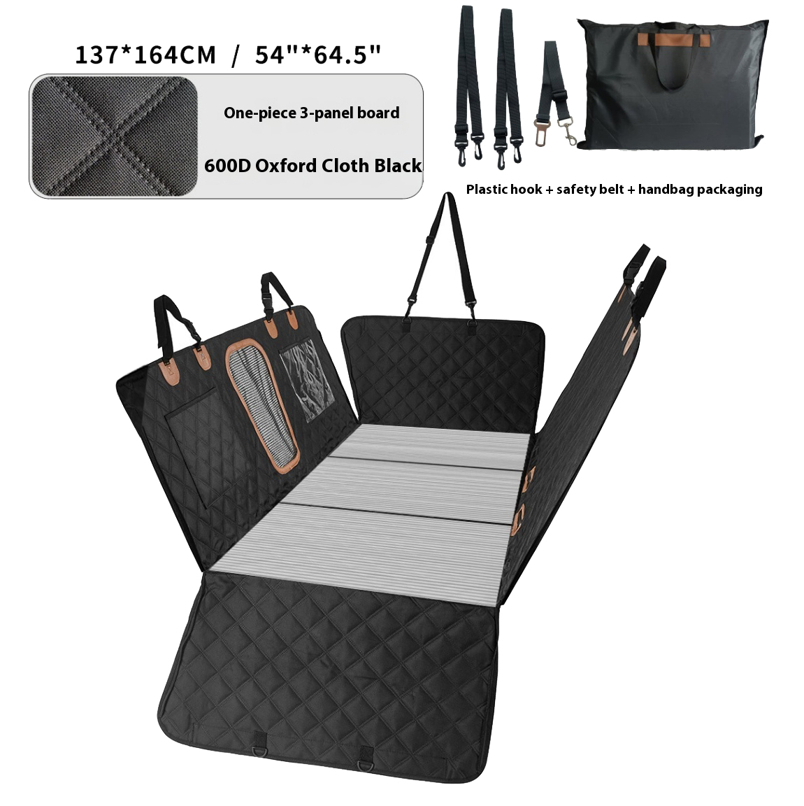 Three-Panel Solid Car Rear-Sea - Car Seat Cover ulasan dan harga