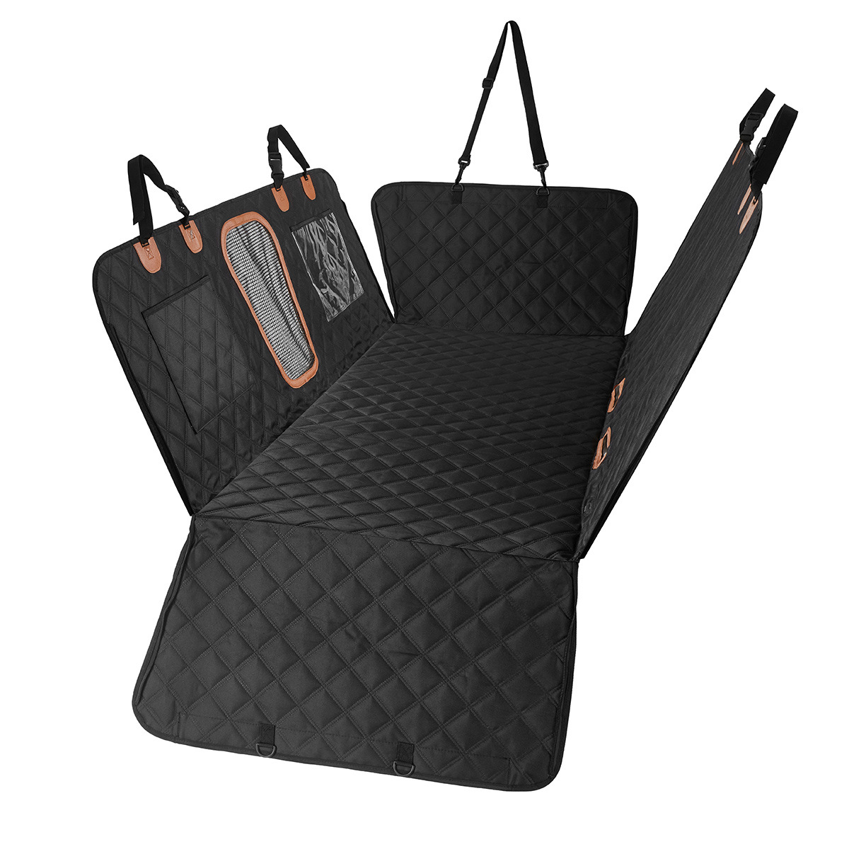 Three-Panel Solid Car Rear-Sea - Car Seat Cover ulasan dan harga
