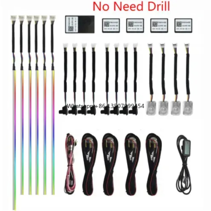 A80 64-Color LED Ambient Light - Car Led Light ulasan dan harga