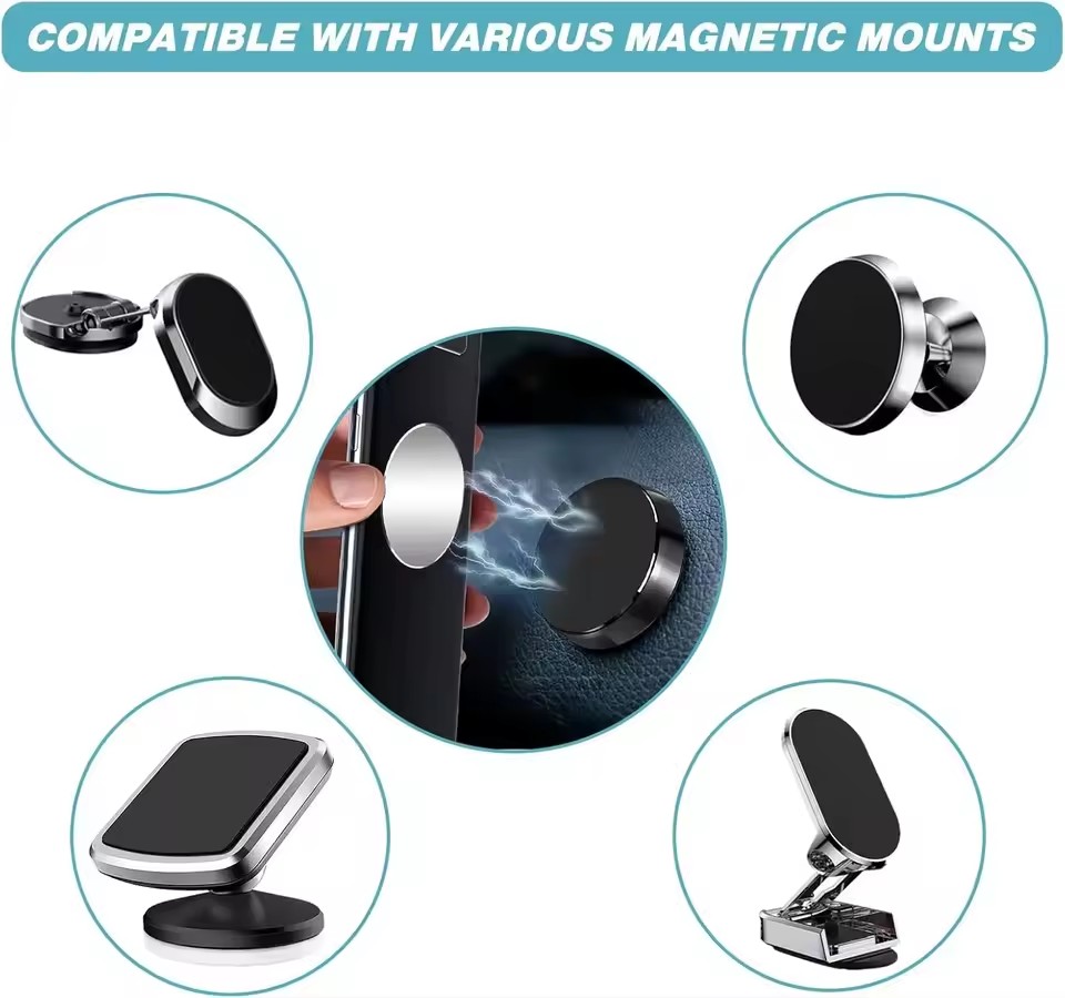 1/50Pcs Ultra Thin Metal Plate - Car Phone Holder ulasan dan harga