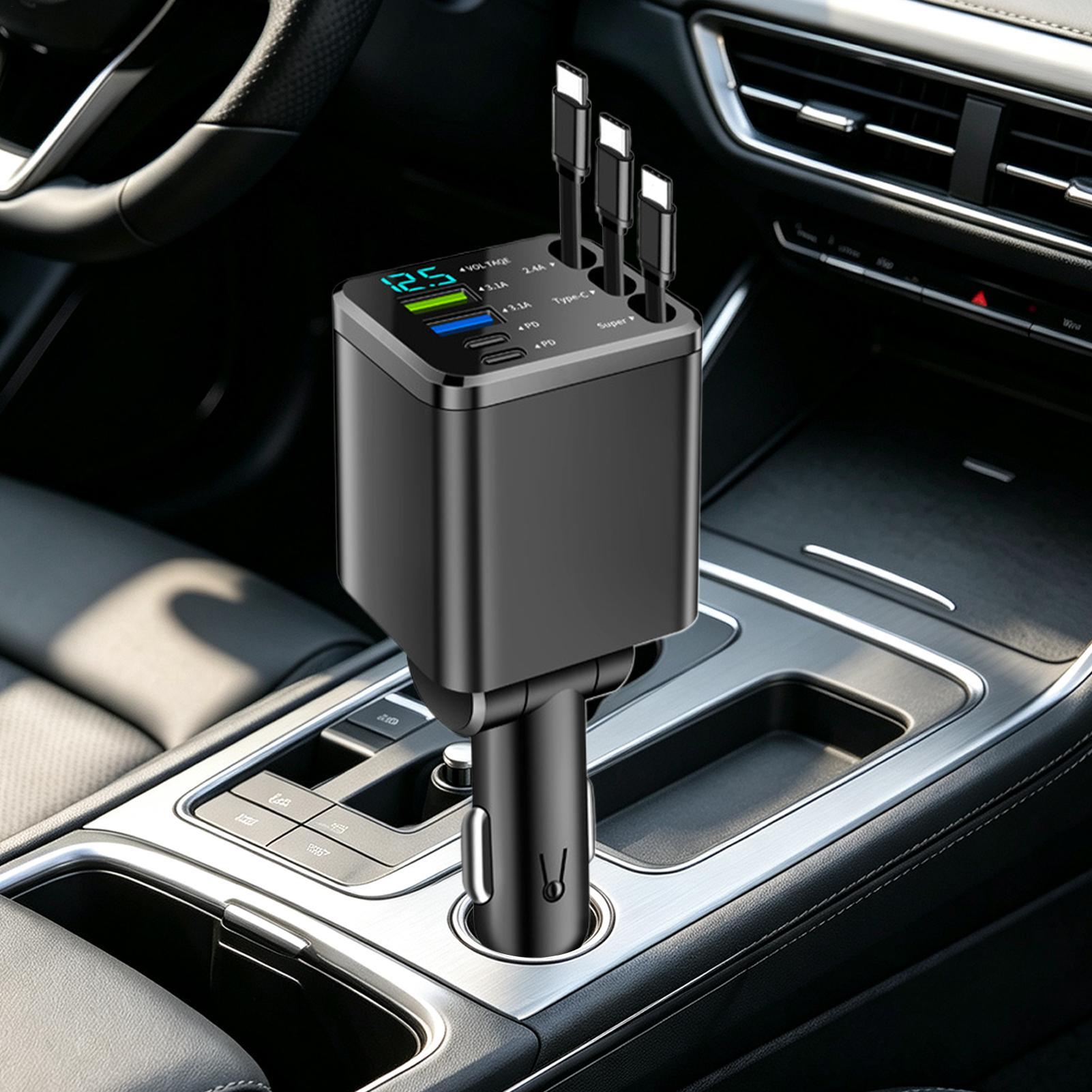 Retractable Charger For Car 10 - Car Charger ulasan dan harga