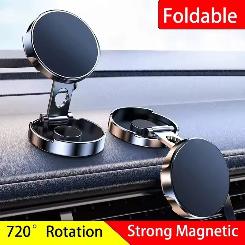 Round Folding Magnetic Car Hol - Car Phone Holder ulasan dan harga