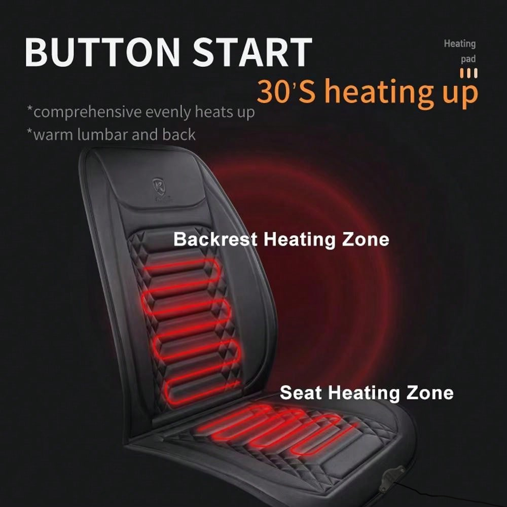 12V Heated Car Seat Cover Heat - Car Seat Cover ulasan dan harga
