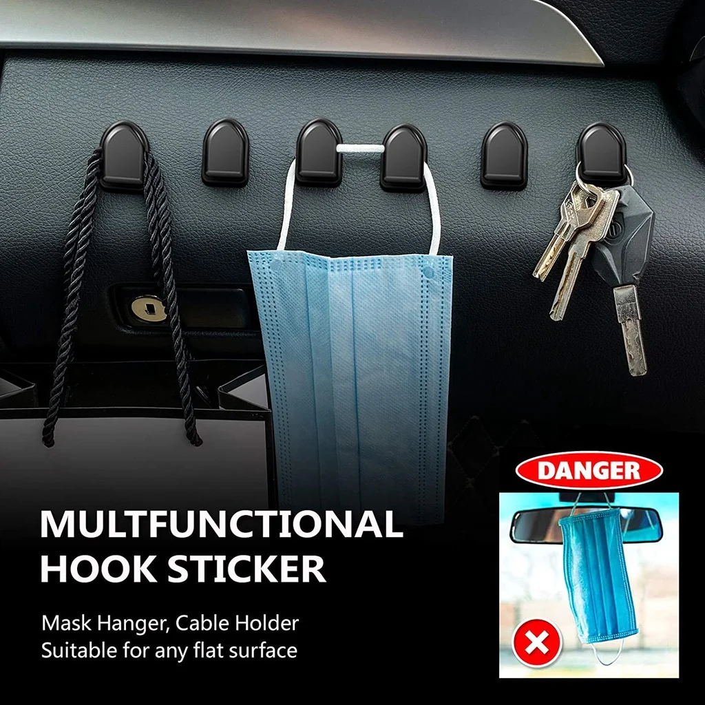 Mini Car Hooks Interior Storag - Car Cable Organizer ulasan dan harga