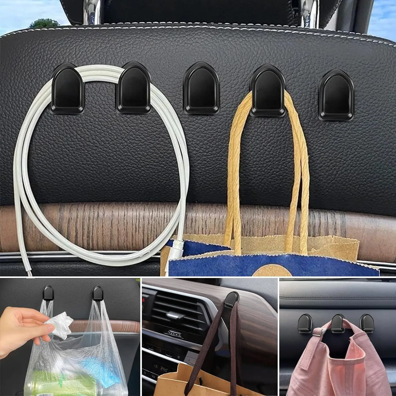 Mini Car Hooks Interior Storag - Car Cable Organizer ulasan dan harga